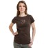 Bushman women´s t-shirt dark brown